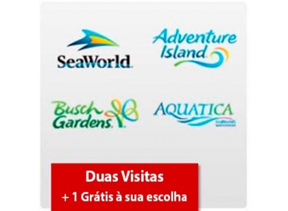 SeaWorld Parks - 2 visitas + Uma grátis